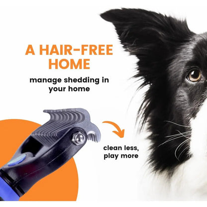 Stainless Steel Double-Sided Pet Detangling Comb - 1 PCS Dog & Cat Grooming Shedding Brush, Hair Care Products with Optimal Blade Spacing for Reducing Matting and Fur Removal,Summervibes